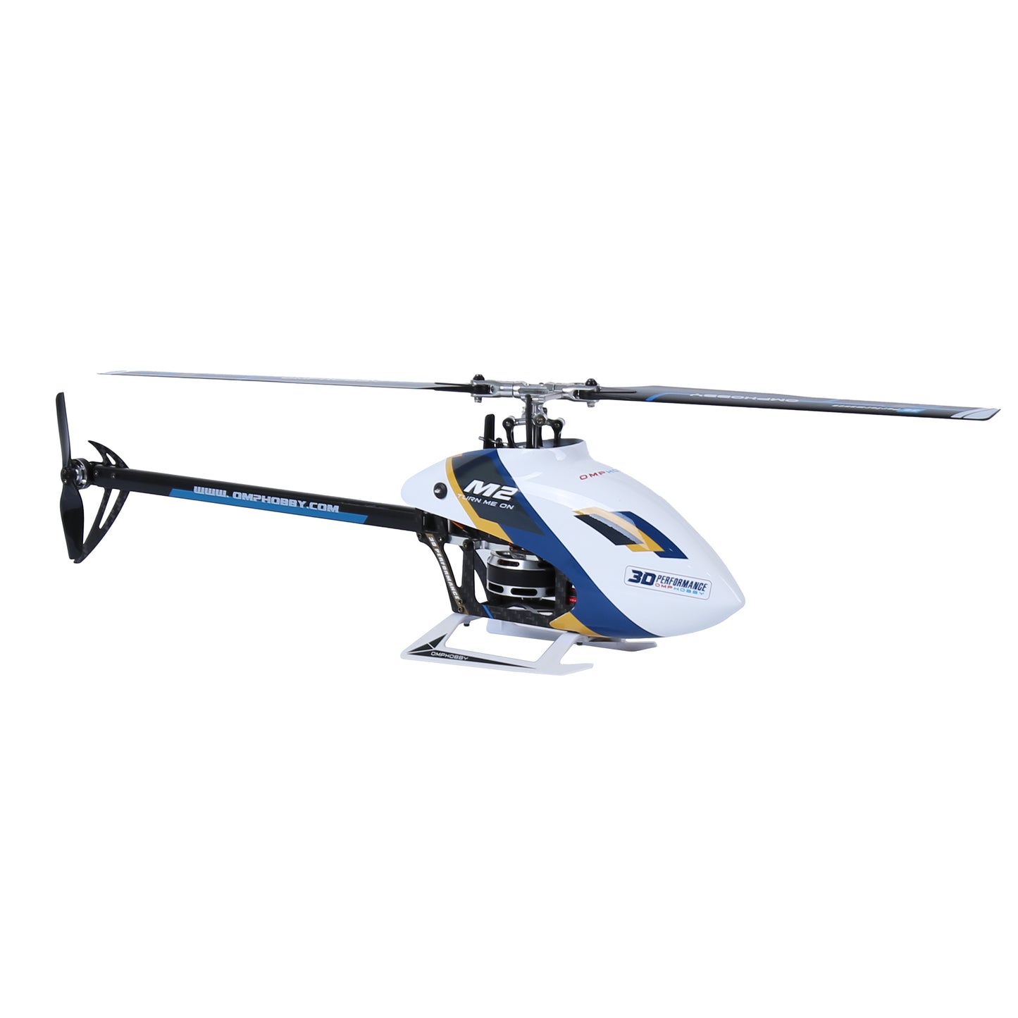 *NEW* OMPHOBBY 3D Helicopter M2 EVO MK2 BNF, YELLOW (Pre-Order)