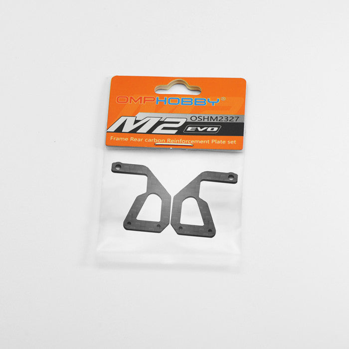 OSHM2327 OMPHOBBY M2 EVO Frame Rear carbon Reinforcement Plate set