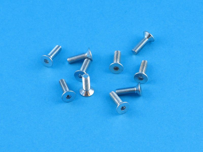 D096 minicopter hex countersunk bolt M3x10 (10)